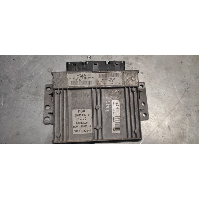 Recambio de centralita motor uce para citroen xsara picasso 1.8 16v referencia OEM IAM 9640514780 9632727280 