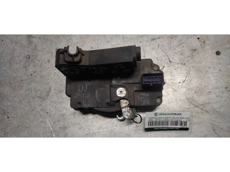 Recambio de cerradura puerta delantera izquierda para opel astra g berlina comfort referencia OEM IAM 24414116 8 PINS 
