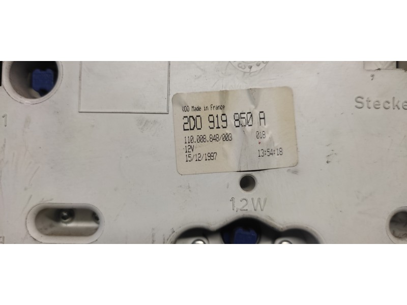 Recambio de cuadro instrumentos para volkswagen lt caja cerrada / combi lt 35 combi referencia OEM IAM 2D0919850  