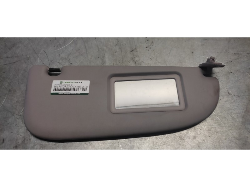 Recambio de parasol derecho para peugeot 206 berlina 1.4 16v cat (kfu / et3j4) referencia OEM IAM   