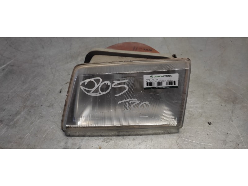Recambio de faro izquierdo para peugeot 205 berlina 1.8 diesel referencia OEM IAM   