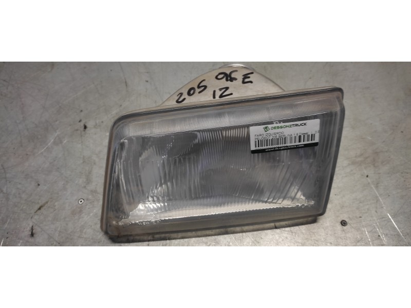 Recambio de faro izquierdo para peugeot 205 berlina 1.8 diesel referencia OEM IAM   