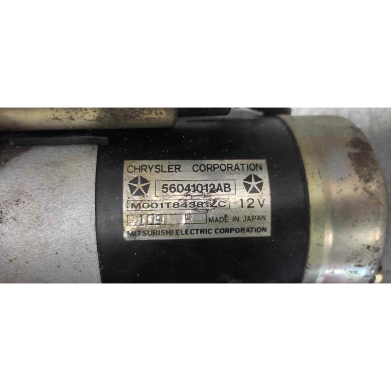 Recambio de motor arranque para chrysler jeep cherokee (j) 4.0 aniversario referencia OEM IAM M001T84381ZC 12V MITSUBISHI
