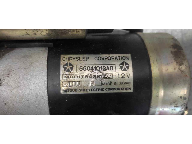 Recambio de motor arranque para chrysler jeep cherokee (j) 4.0 aniversario referencia OEM IAM M001T84381ZC 12V MITSUBISHI