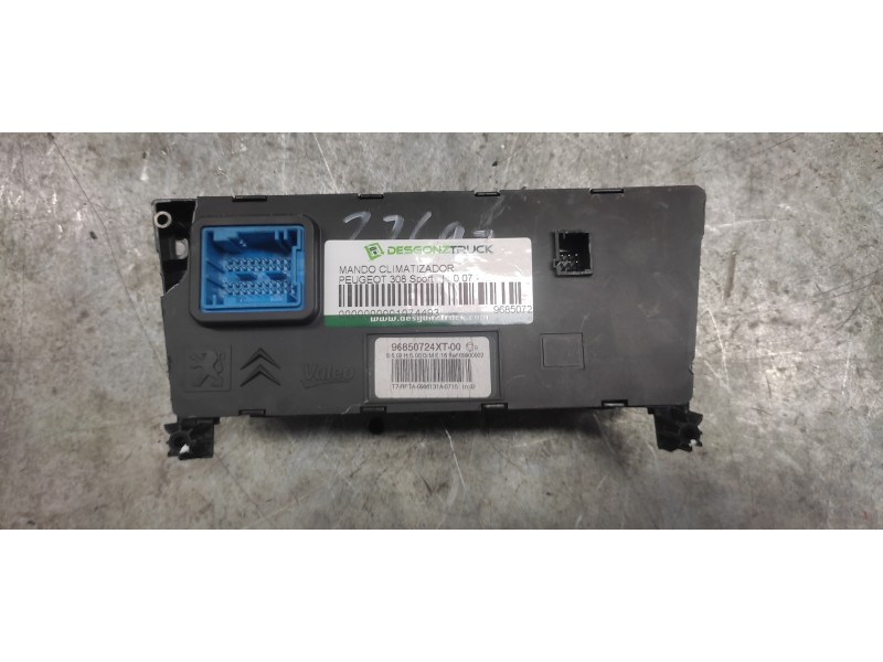 Recambio de mando climatizador para peugeot 308 sport referencia OEM IAM 96850724XT  