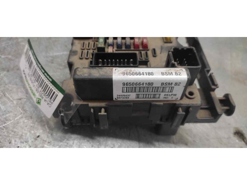 Recambio de caja reles / fusibles para peugeot 307 (s1) xr clim referencia OEM IAM 9650664180 BSM 
