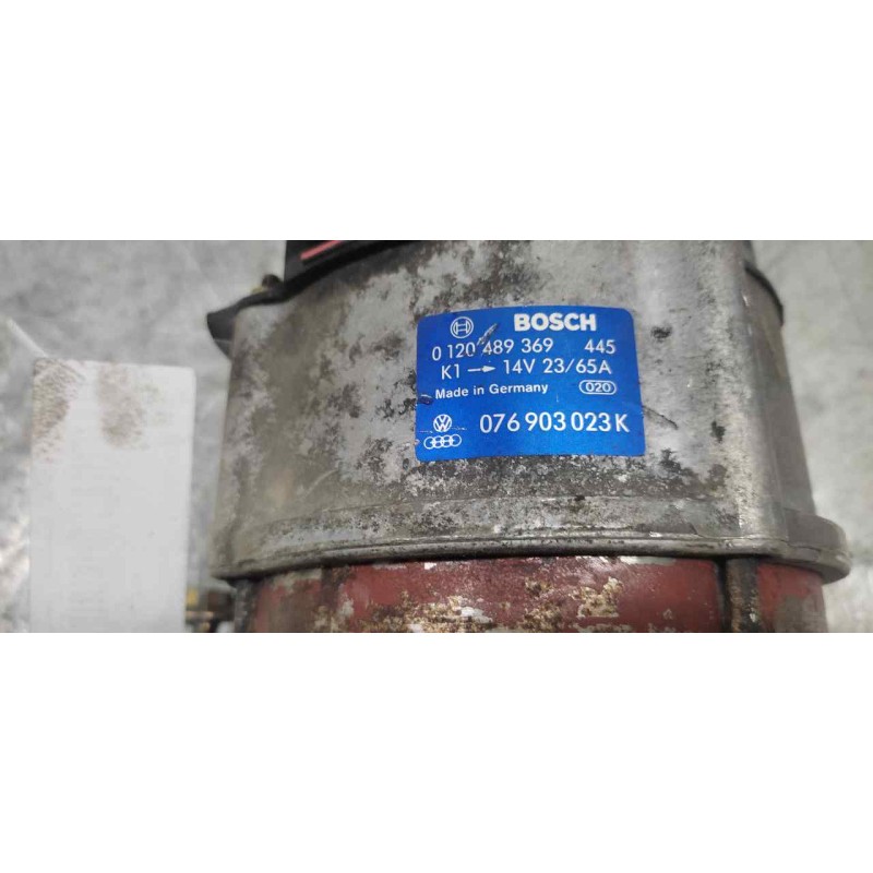 Recambio de alternador para volkswagen golf ii (191/193) edition one referencia OEM IAM 0120489369 BOSCH14V 23-65A 