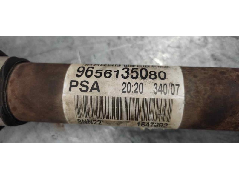 Recambio de transmision delantera derecha para peugeot 207 1.6 16v hdi fap referencia OEM IAM 9656135080  