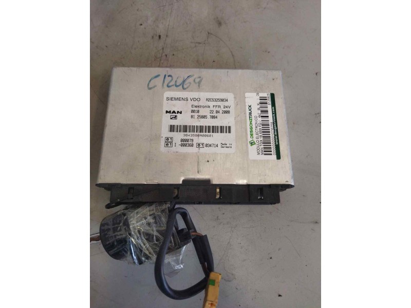Recambio de modulo electronico para man tgx 18.xxx fg / 4x2 bl xl referencia OEM IAM 81258057084  CENTRALITA FFR
