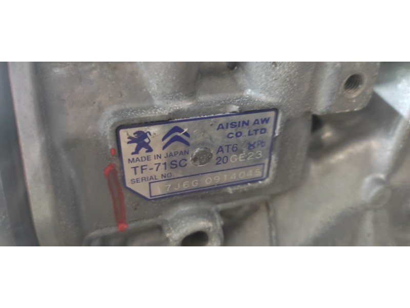 Recambio de caja cambios para peugeot 308 active referencia OEM IAM 20GE23 TF71SC CARTER DETERIORADO (VER FOTOS)