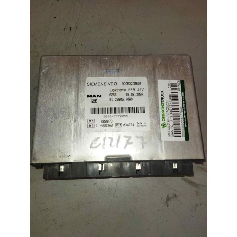 Recambio de modulo electronico para man tg - a 18.xxx 12.4 diesel referencia OEM IAM 81258057069  CENTRALITA FFR