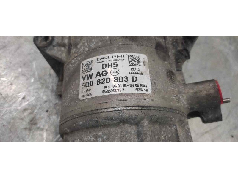 Recambio de compresor aire acondicionado para seat ibiza (6p1) reference referencia OEM IAM 5Q0820803D 05295093715B 
