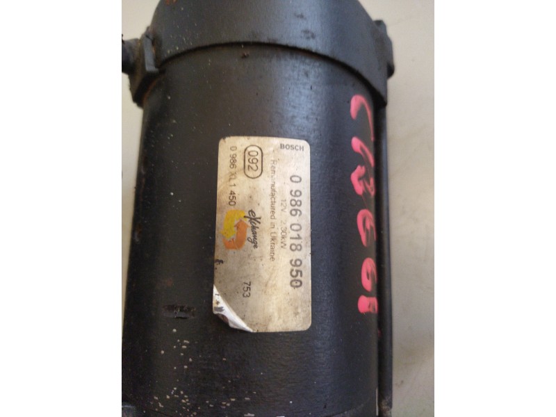 Recambio de motor arranque para iveco daily combi referencia OEM IAM 500307724 0986018950 