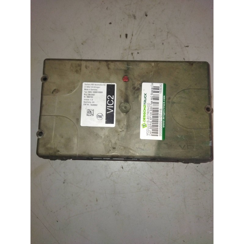 Recambio de modulo electronico para daf serie xf105.xxx fsa 4x2 space-cab referencia OEM IAM 1639082  CENTRALITA VIC2