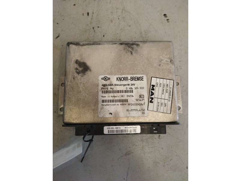 Recambio de modulo electronico para man l 2000 evolution 6.9 diesel referencia OEM IAM 81259356710 0486104033 CENTRALITA ABS