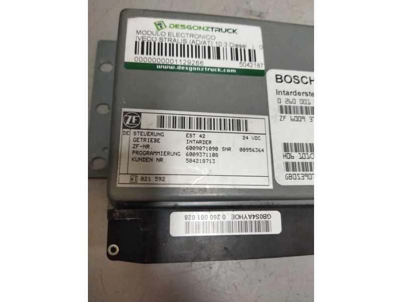 Recambio de modulo electronico para iveco stralis (ad/at) 10.3 diesel referencia OEM IAM 504218713 0260001028 6009371001