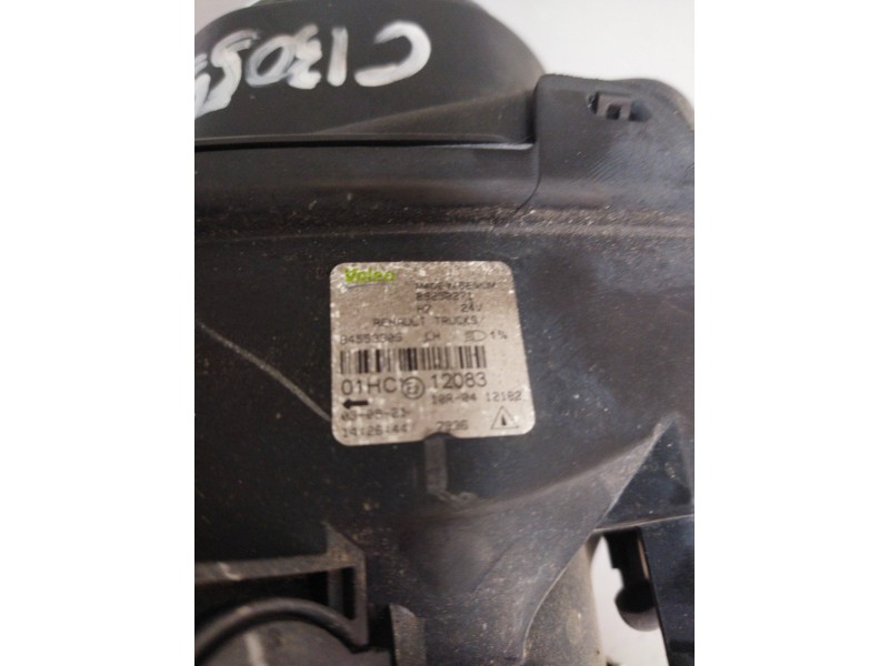 Recambio de faro izquierdo para renault midlum referencia OEM IAM 89250271 84553305 FARO ANTINIEBLA IZQUIERDO