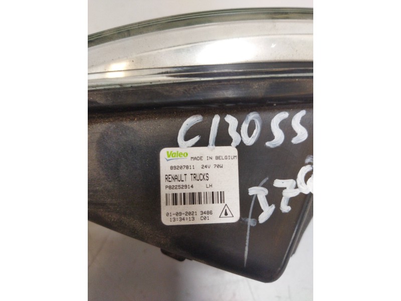 Recambio de faro antiniebla izquierdo para renault midlum referencia OEM IAM 89207811 82252914 FARO IZQUIERDO