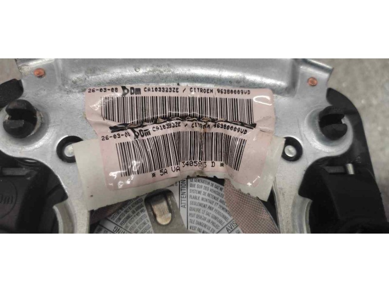 Recambio de airbag delantero izquierdo para citroen c3 1.4 audace referencia OEM IAM 96380009VD  