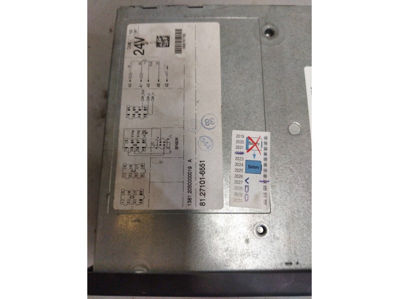 Recambio de tacografo para man tg - a 18.xxx 12.4 diesel referencia OEM IAM 13812050000019 0000157158 81271016551