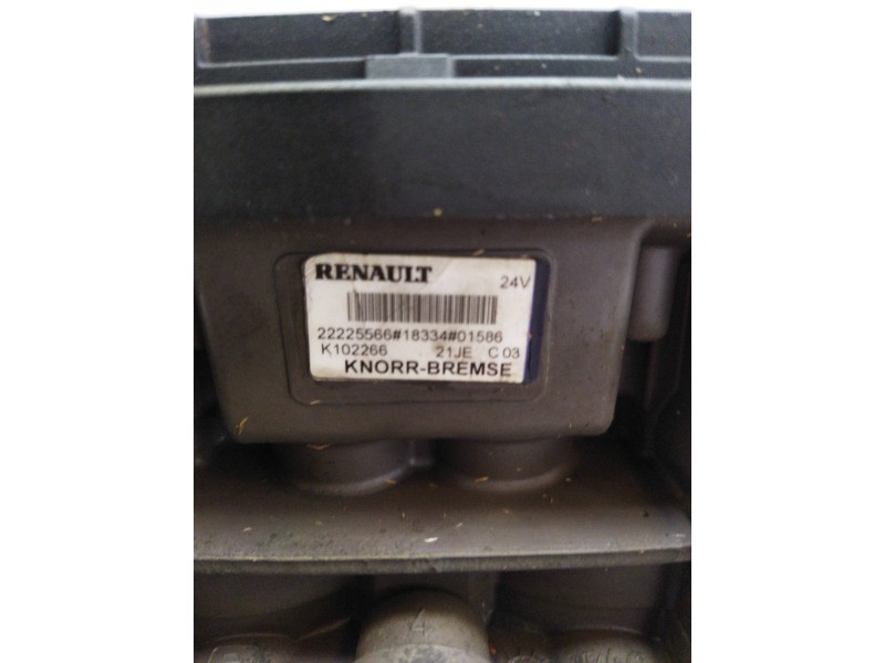 Recambio de valvula aire para renault serie t 12.8 diesel referencia OEM IAM 22225566 K102266 VALVULA EBS