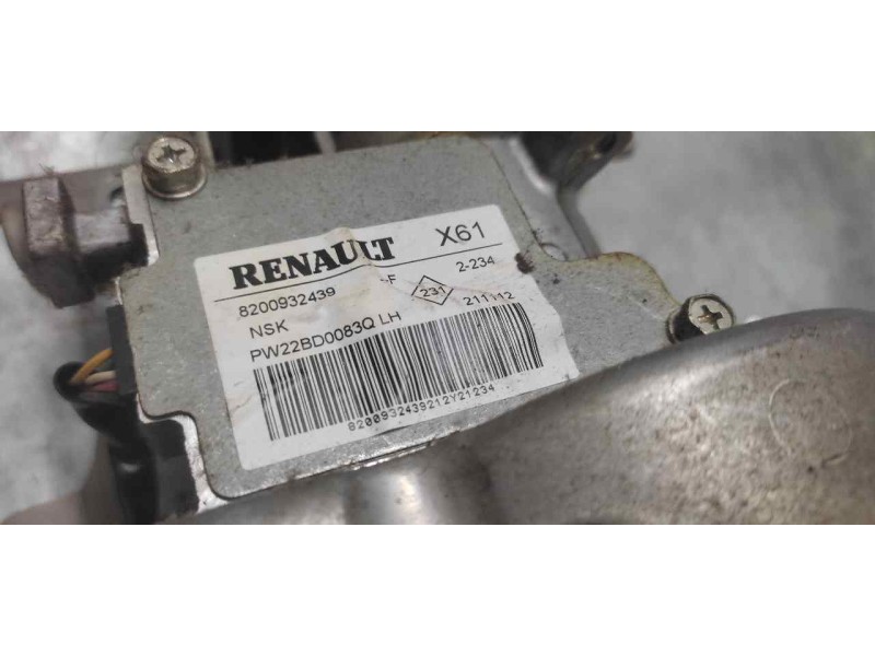 Recambio de columna direccion para renault kangoo profesional referencia OEM IAM 8200932439  