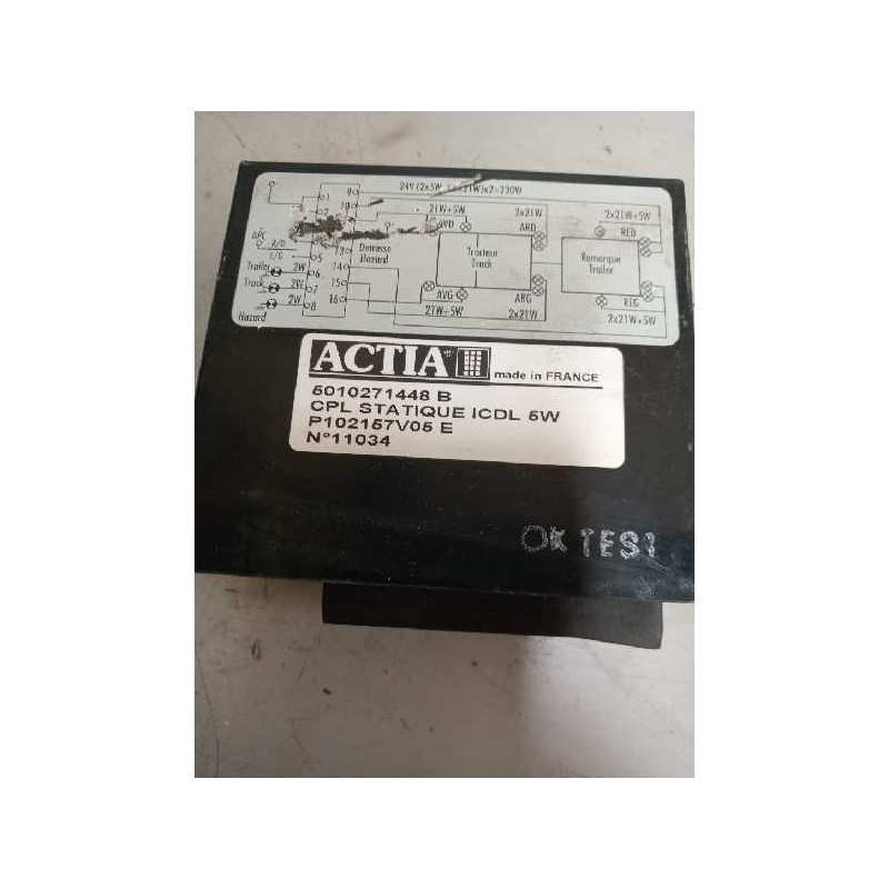 Recambio de modulo electronico para renault hr 385.18 / 26 premium e2 referencia OEM IAM 5010271448  CENTRALITA RELE INTERMITENC