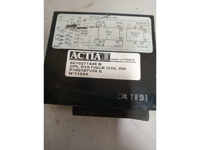 Recambio de modulo electronico para renault hr 385.18 / 26 premium e2 referencia OEM IAM 5010271448  CENTRALITA RELE INTERMITENC