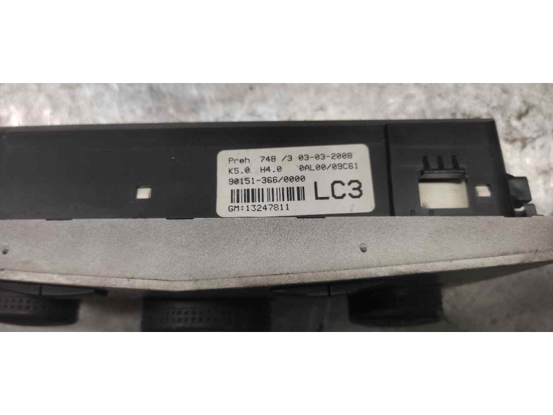 Recambio de mando calefaccion / aire acondicionado para opel astra h ber. cosmo referencia OEM IAM 13247811 901513660000 