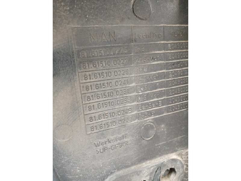 Recambio de peldaño izquierdo para man m 2000 l/m 2000 m 14.xxx e2 6.9 diesel referencia OEM IAM 85612100032  