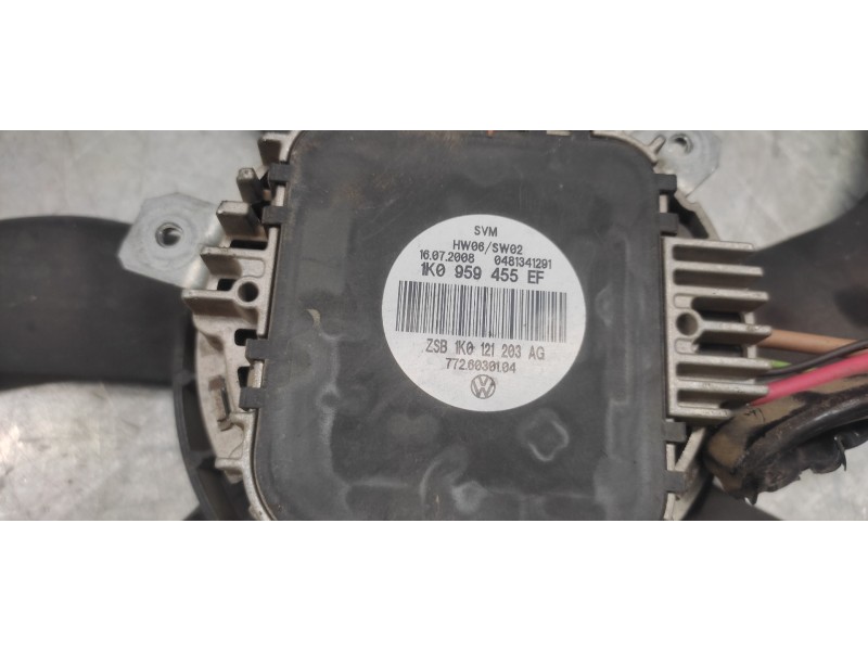 Recambio de electroventilador para seat leon (1p1) comfort limited referencia OEM IAM 1K0959455EF 1K0121203AG 4 PINS