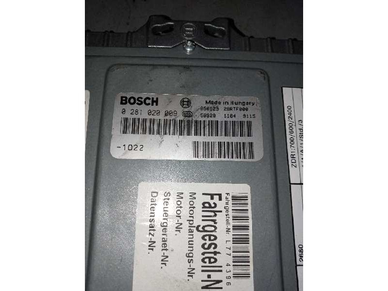 Recambio de centralita motor edc para man le 14.225 llc referencia OEM IAM 0281020009 51116167271 