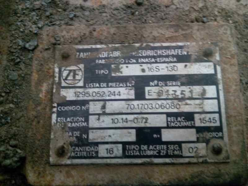 Recambio de motor completo para pegaso trucks serie 1200 1236 referencia OEM IAM   