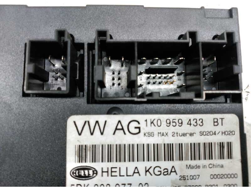 Recambio de centralita comfort para seat altea xl (5p5) emoción referencia OEM IAM 1K0959433BT 1K0959433 