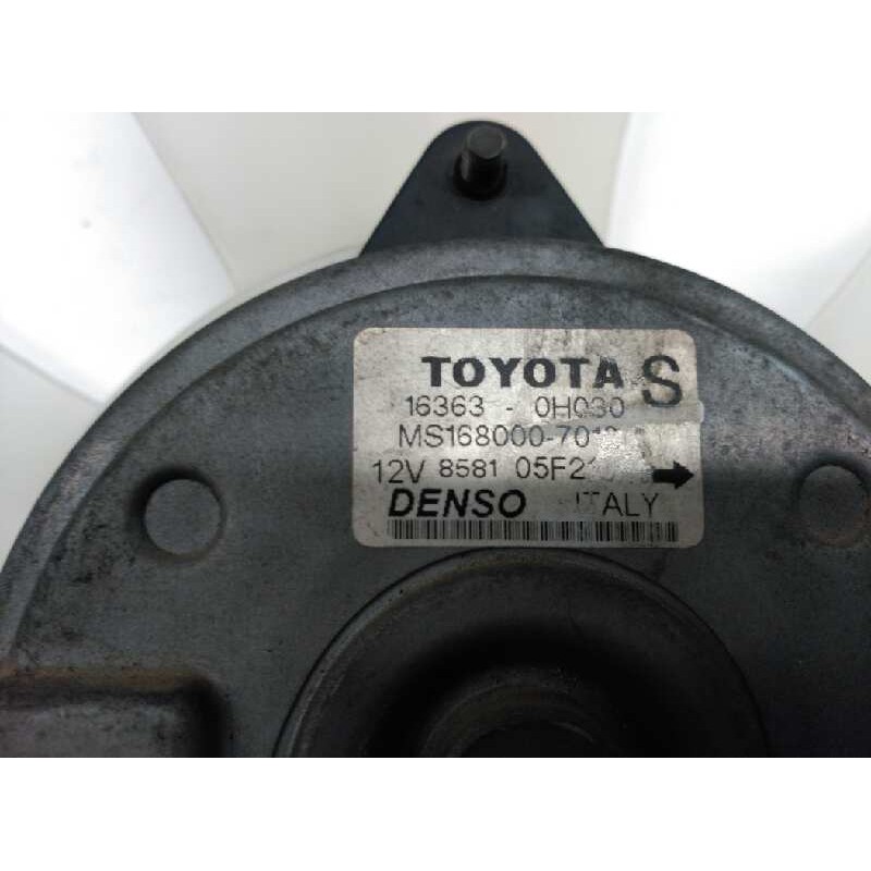 Recambio de electroventilador para toyota corolla verso (r1) 1.8 luna referencia OEM IAM 163630H030  