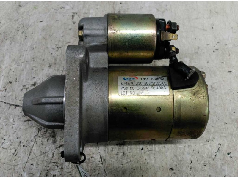 Recambio de motor arranque para kia shuma 1.5 comfort 5 berlina referencia OEM IAM 0K24118400A  
