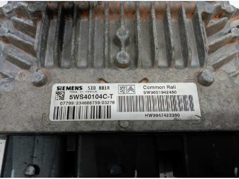 Recambio de centralita motor uce para peugeot 307 (s1) xr clim referencia OEM IAM 1938LC 9651942480 9647423380