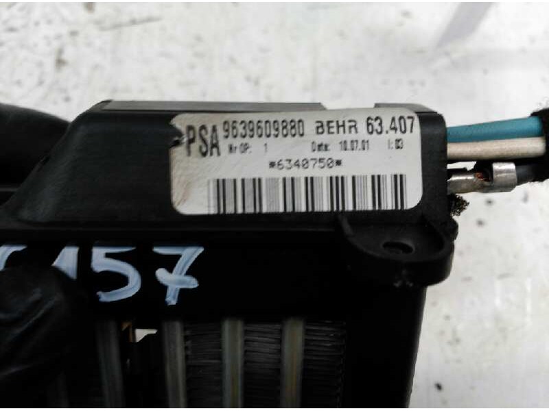 Recambio de resistencia calefaccion para peugeot 307 (s1) xr referencia OEM IAM 6450JP 9639609880 