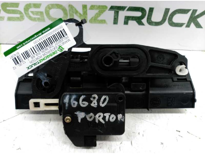 Recambio de maneta exterior porton para peugeot 206 berlina xs referencia OEM IAM 874281  