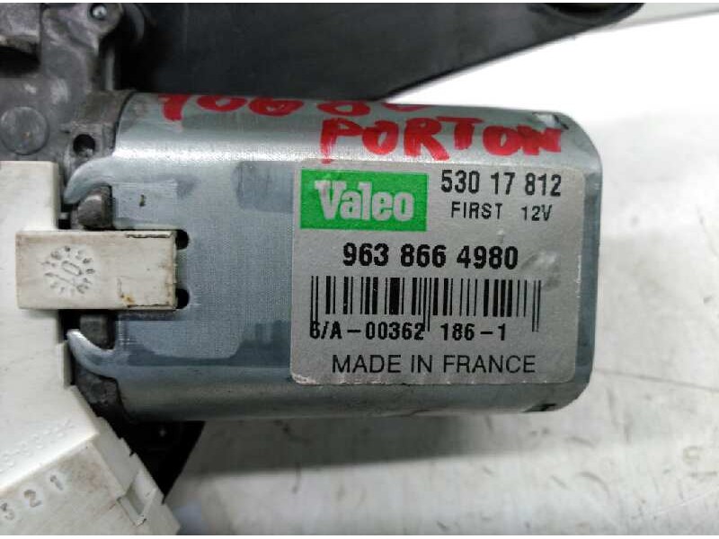 Recambio de motor limpia trasero para peugeot 206 berlina xs referencia OEM IAM 6405H8 9638664980 