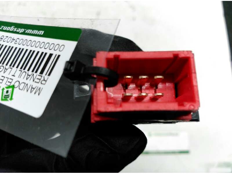 Recambio de mando elevalunas trasero derecho para renault laguna (b56) 1.9 dti referencia OEM IAM 7700417485  