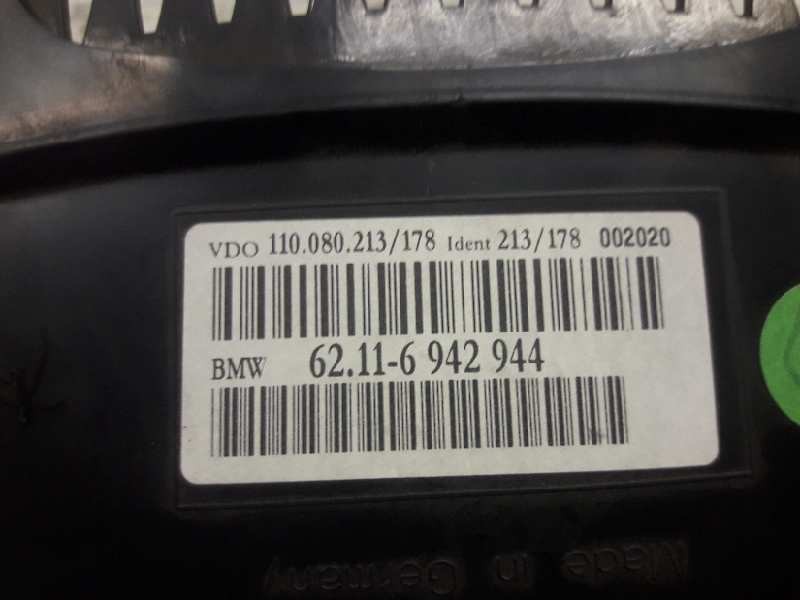 Recambio de cuadro instrumentos para bmw serie 5 berlina (e60) 520d referencia OEM IAM 6934312 62116942944 110080213178