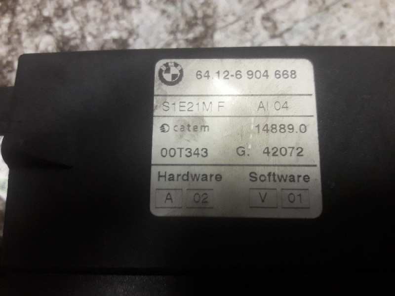 Recambio de centralita calefaccion para bmw serie 3 berlina (e46) 320d referencia OEM IAM 64126904668 148890 2 PINS