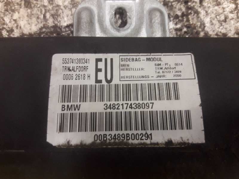Recambio de airbag lateral delantero derecho para bmw serie 3 berlina (e46) 320d referencia OEM IAM 348217438097 553741380341 