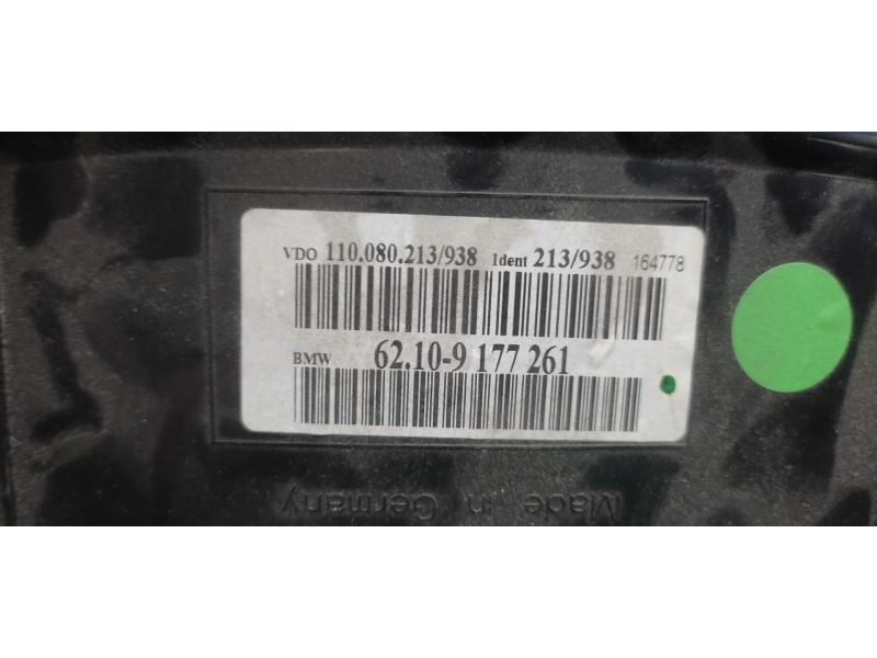 Recambio de cuadro instrumentos para bmw serie 5 berlina (e60) 520d referencia OEM IAM 62109177261 110080213938 