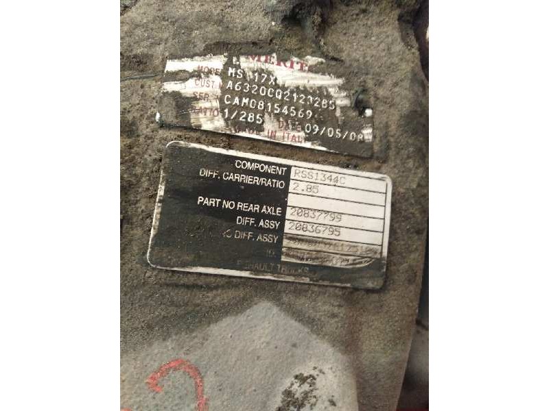 Recambio de grupo para renault premium lander 10.8 diesel referencia OEM IAM MS17X RSS1344C RATIO:1/285