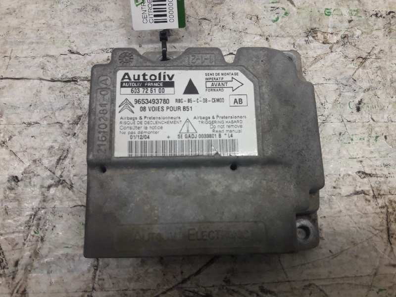 Recambio de centralita airbag para citroën c4 berlina 1.6 16v hdi referencia OEM IAM 9653493780 603726100 