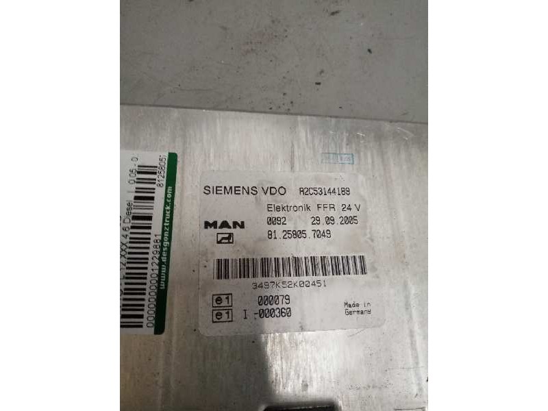 Recambio de modulo electronico para man tg - l 12.xxx 4.6 diesel referencia OEM IAM 81258057049  CENTRALITA FFR