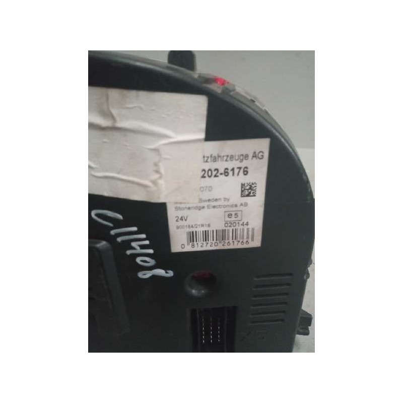 Recambio de cuadro instrumentos para man tg - a 18.xxx fg / bb   (e3/e4) l referencia OEM IAM 81272026176  