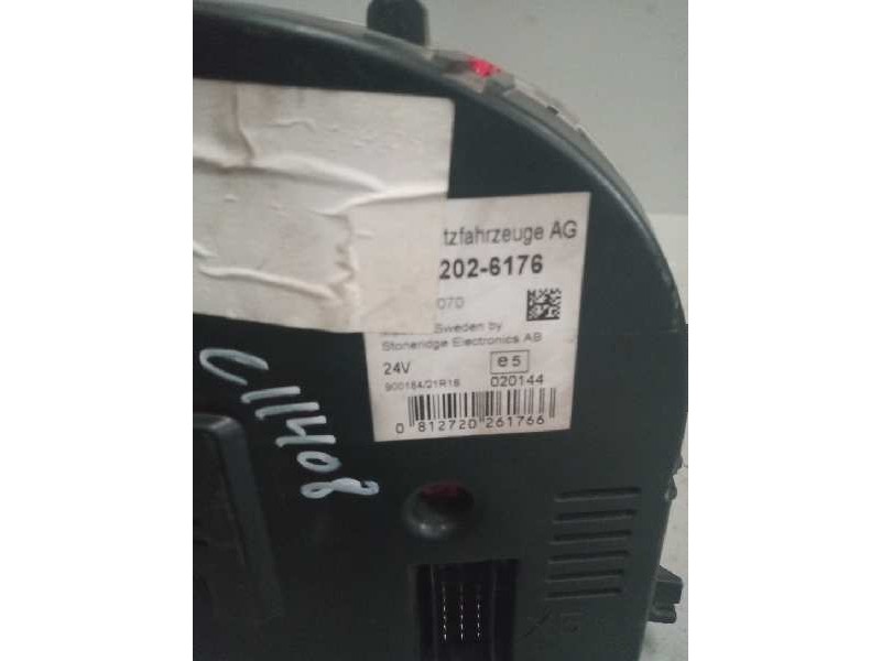 Recambio de cuadro instrumentos para man tg - a 18.xxx fg / bb   (e3/e4) l referencia OEM IAM 81272026176  